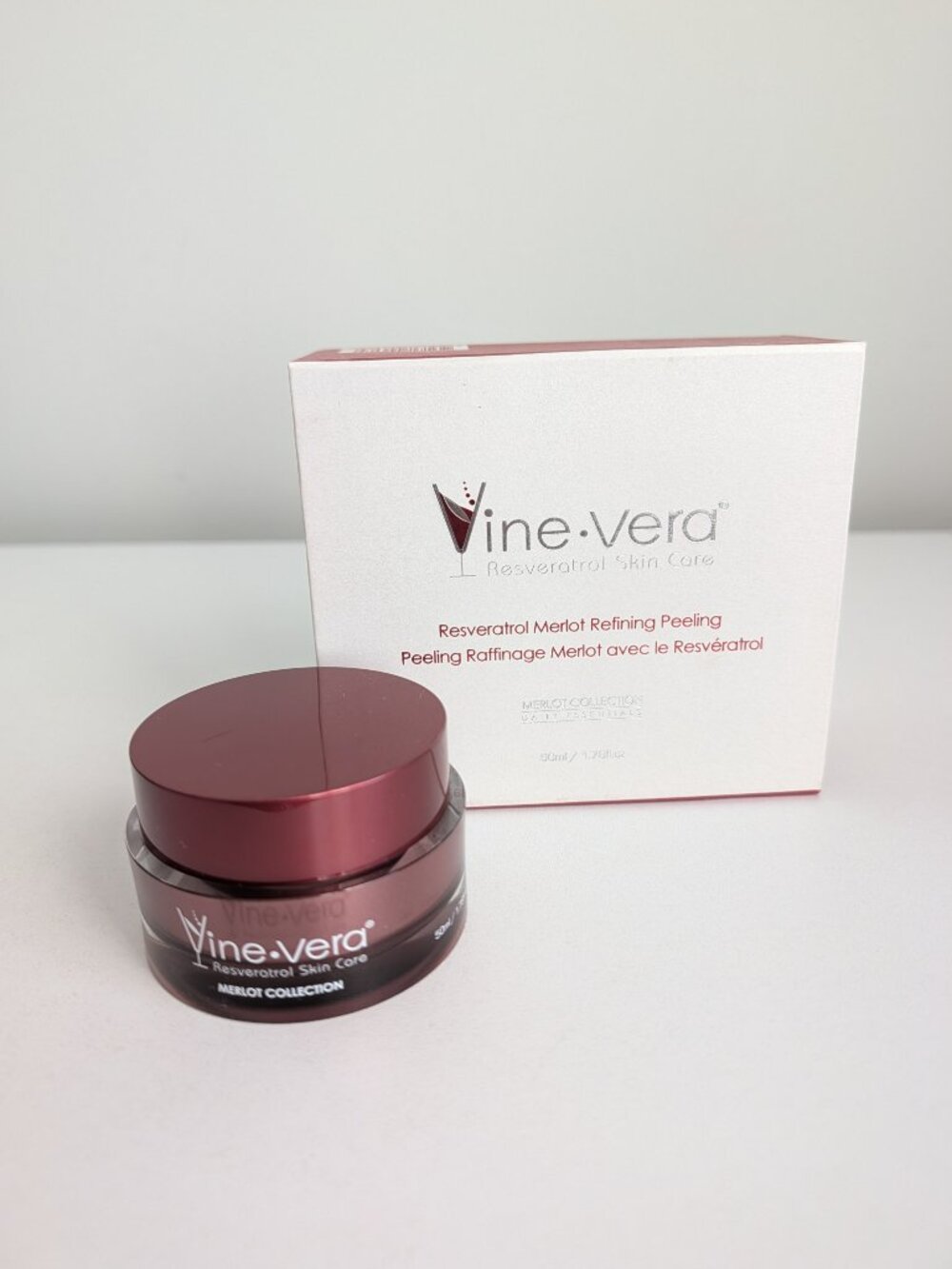 Vine Vera Resveratrol Merlot Refining Peeling Skin Care 50ml 1.76oz New with Box